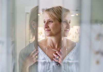 International designer Sabine Lenz of Enibas Jewellery pictured at her shop in Schull, West Cork
Picture: Emma Jervis Photography